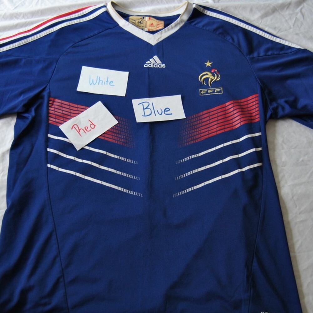 France 2009/2011 Adidas Home Football (Soccer) Jersey Blue & Red XX-Large - Picture 13 of 13